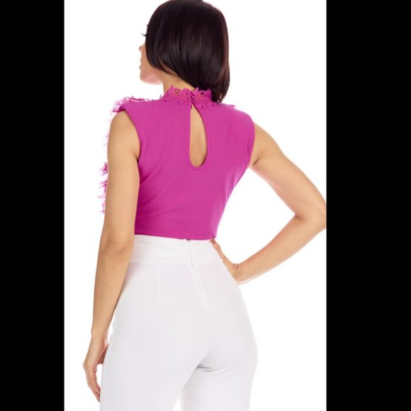 Pink Ruffle Bodysuit - Picture 4 of 4